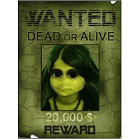 Make an alien out of a real girl or woman in photoshop