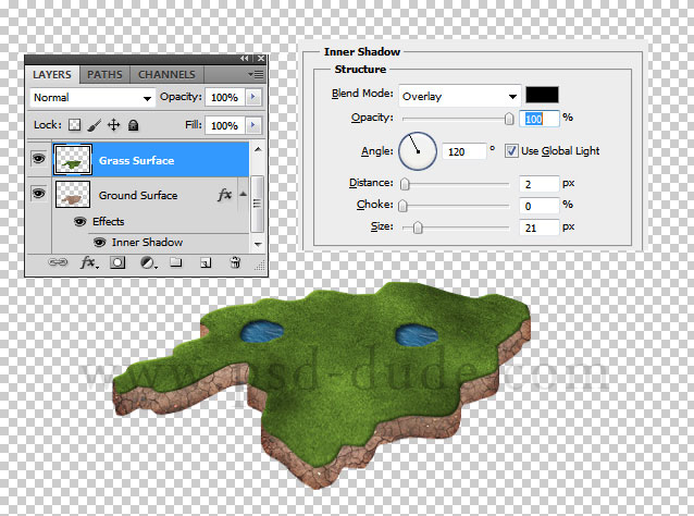 Create a 3D Map in Photoshop