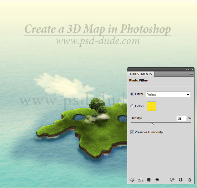 Create a 3D Map in Photoshop