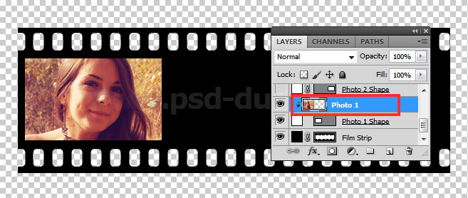 Film Strip Photo Collage in Photoshop - Part 2