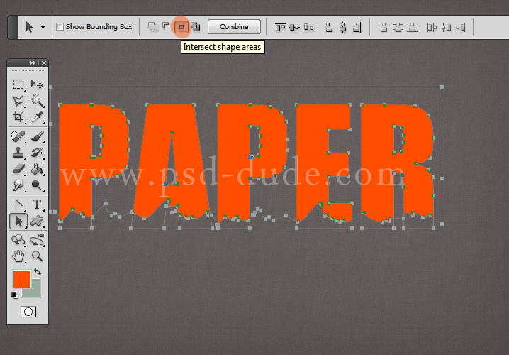 Paper Text Effect Photoshop