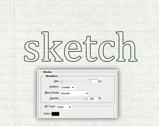 sketch text styles