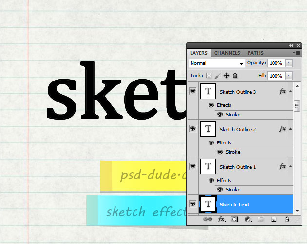 sketch text styles