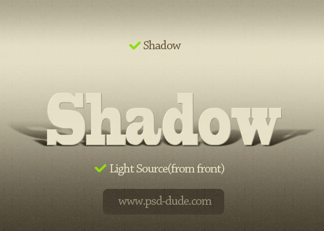 Text Shadow Photoshop