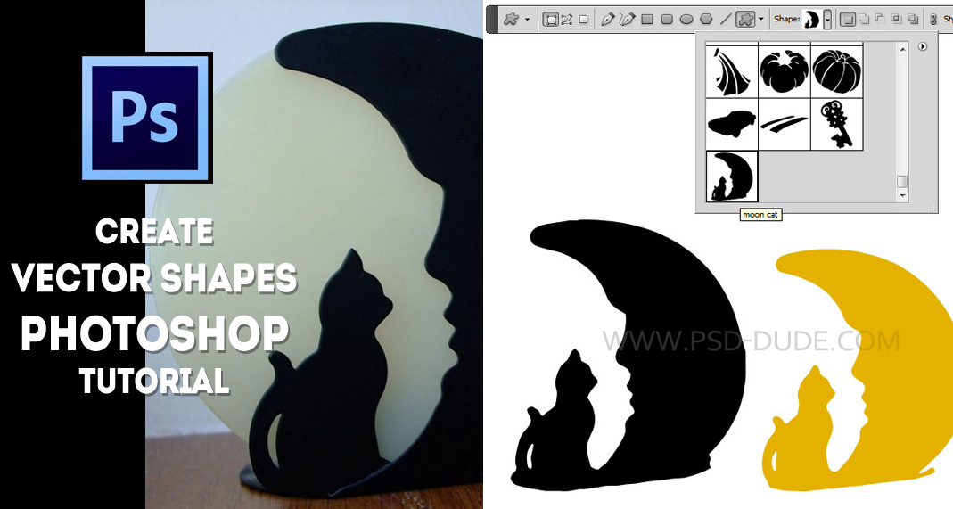 Create Custom Shapes from Image Selection in Photoshop Photoshop