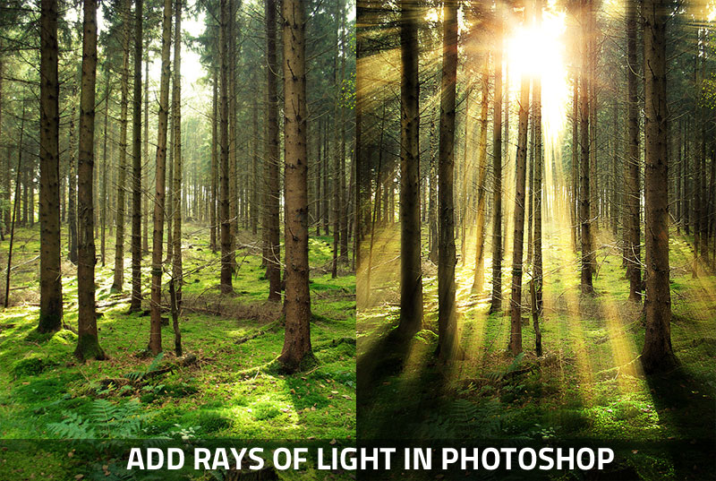rays of light photoshop