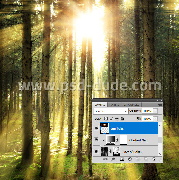 Create Rays Of Light In Photoshop Photoshop Tutorial Psddude