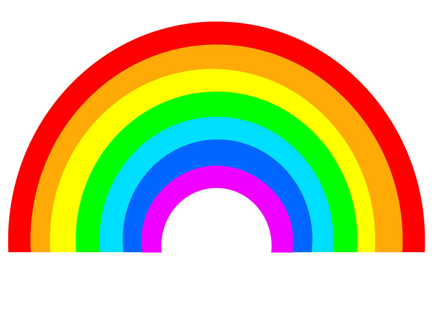 How to Draw a Rainbow Photoshop Tutorial | PSDDude