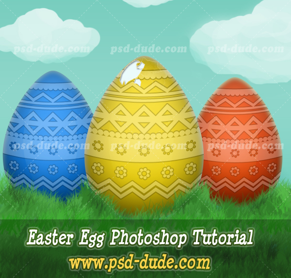 Easter Egg Vector Drawing