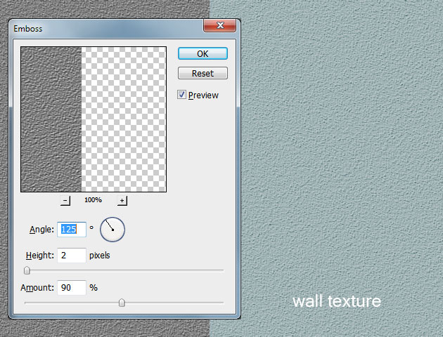 Using Noise And Emboss In Photoshop To Create Rough Texture