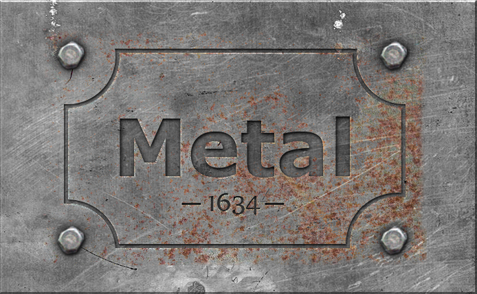 Engraved Metal Text Style Photoshop Tutorial Kemal Fajar Tholomew