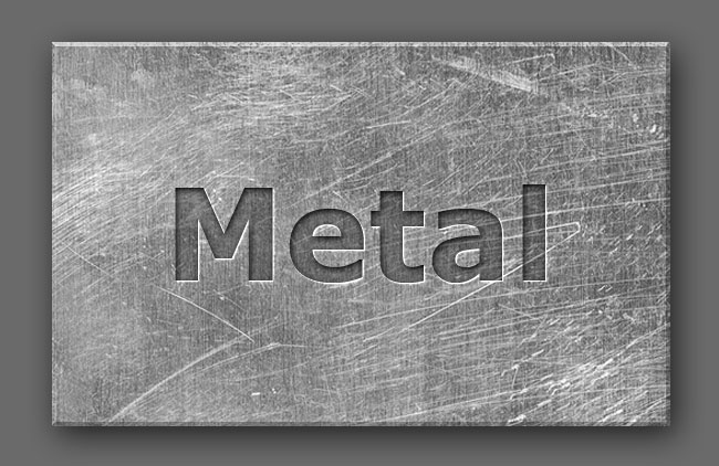 photoshop metal text style