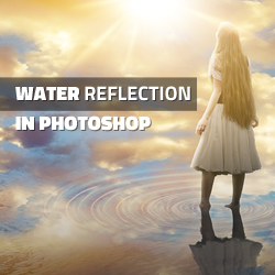 photoshop water reflection effect