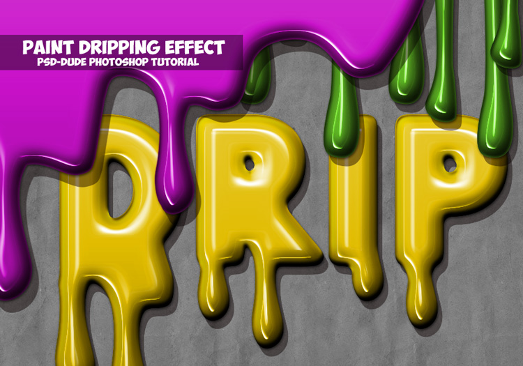 drip effect photoshop download