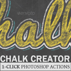chalk effect photoshop action