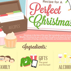 Christmas Infographics Food and Recipes psd-dude.com Resources