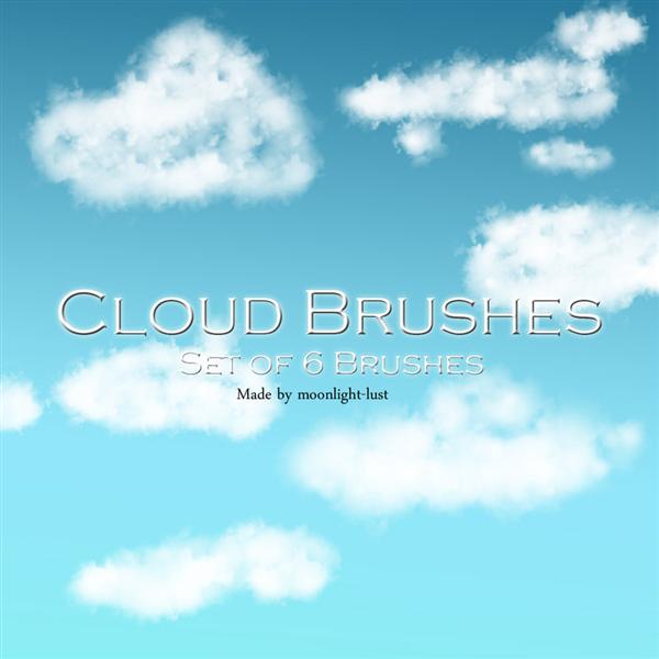 clouds psd brush