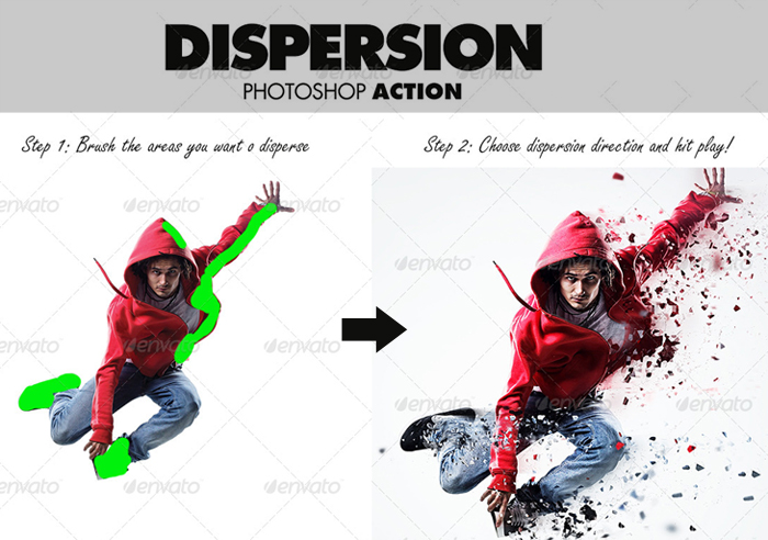 disintegration action photoshop download