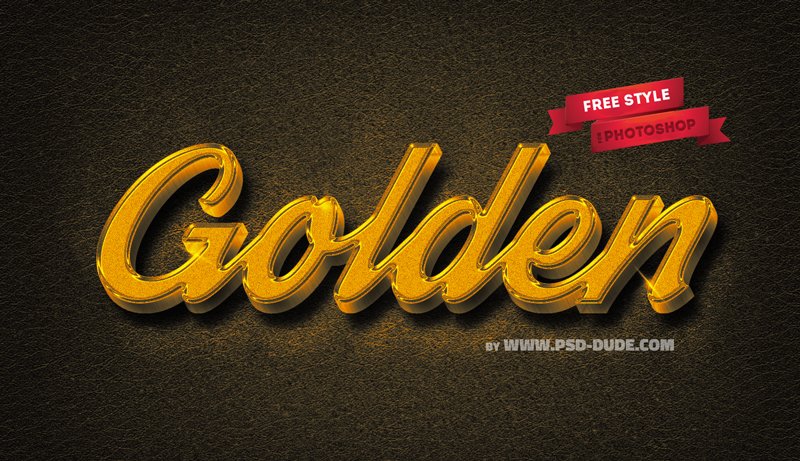 Gold text effect psd download - mauibio