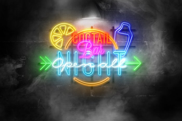 Download Photoshop Neon Styles and Neon PSD Mockups | PSDDude PSD Mockup Templates