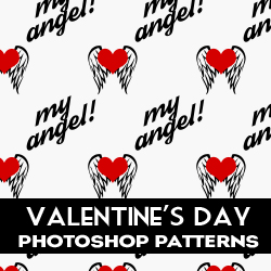 Valentine Heart Patterns for Photoshop psd-dude.com Resources
