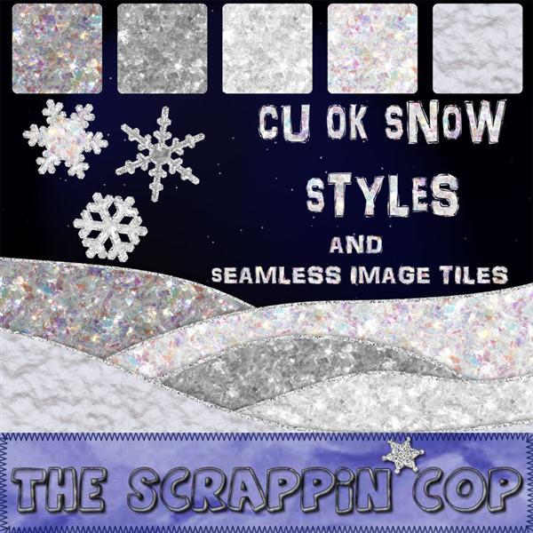 Snow Photoshop Glitter Styles