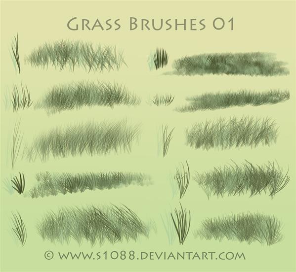 grass brush photoshop free