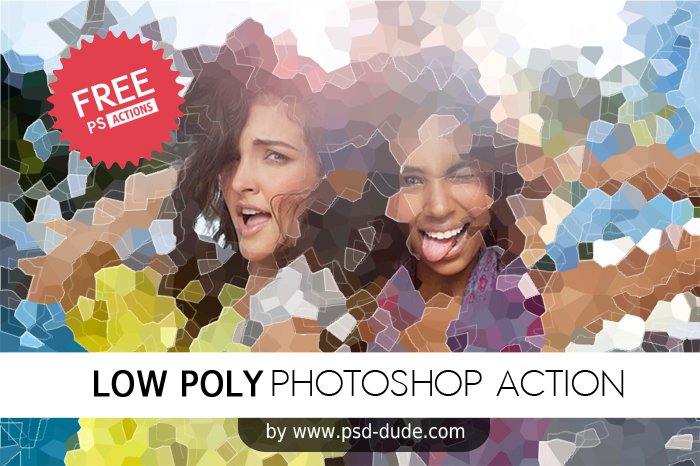 low poly photoshop action free download