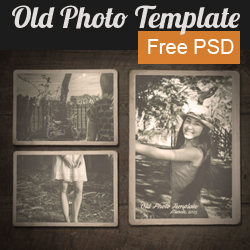 <span class='searchHighlight'>Vintage</span> Old Photo Template with Free PSD psd-dude.com Resources