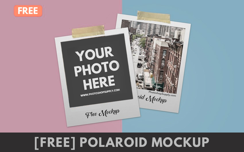 polaroid template photoshop