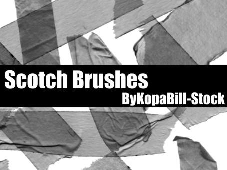 Scotch Brushes by KopaBill-Stock photoshop resource collected by psd-dude.com from deviantart