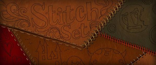 Resource Sewing Stitches Brush Set by ConceptCookie photoshop resource collected by psd-dude.com from deviantart