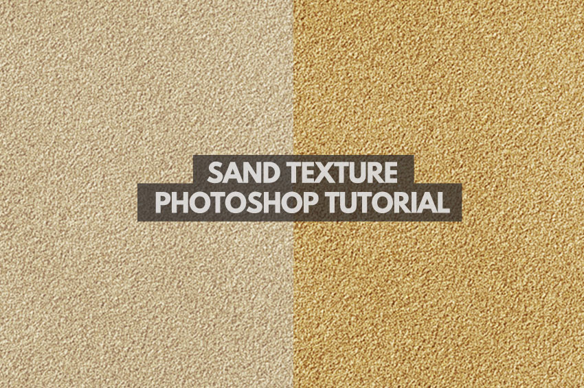 sand texture Photoshop tutorial