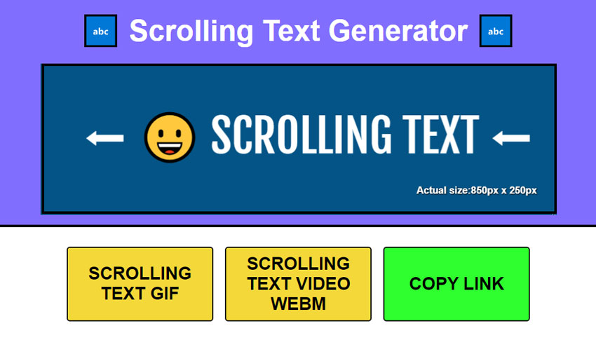 Scrolling Text