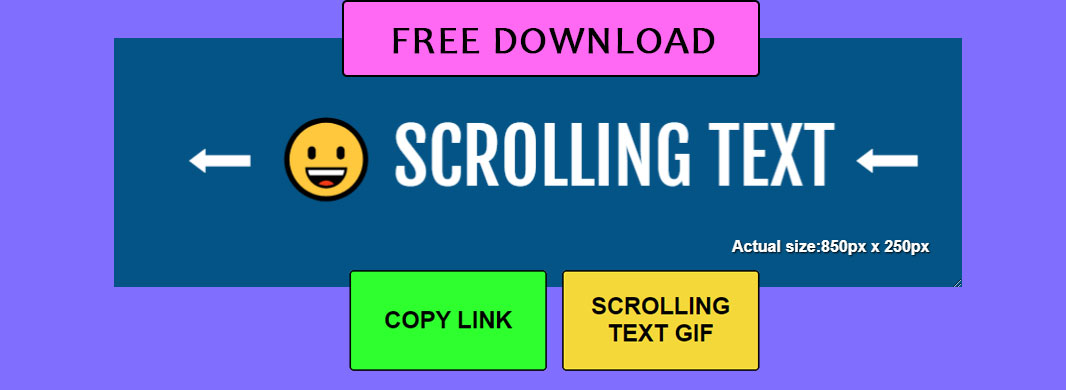 Scrolling Text