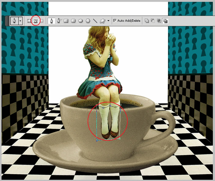 Alice in Wonderland Tea Party Photoshop