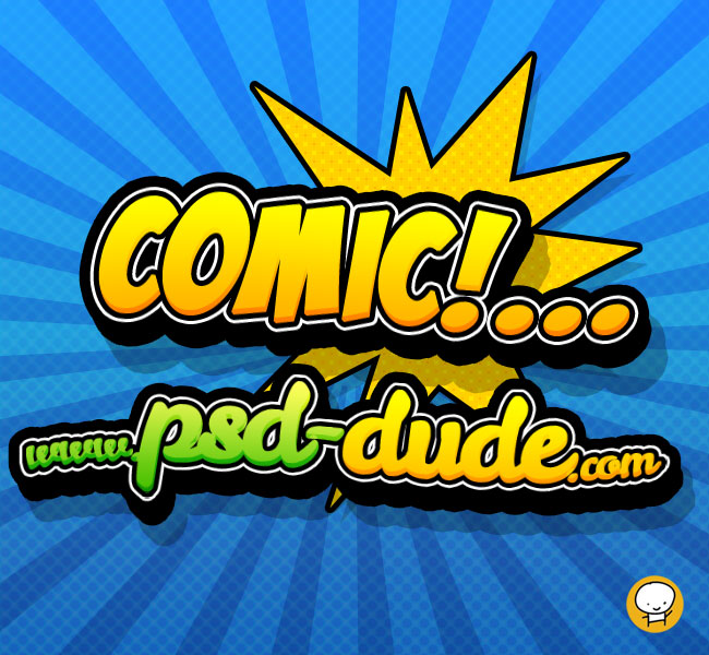 Comics Text Photoshop Tutorial