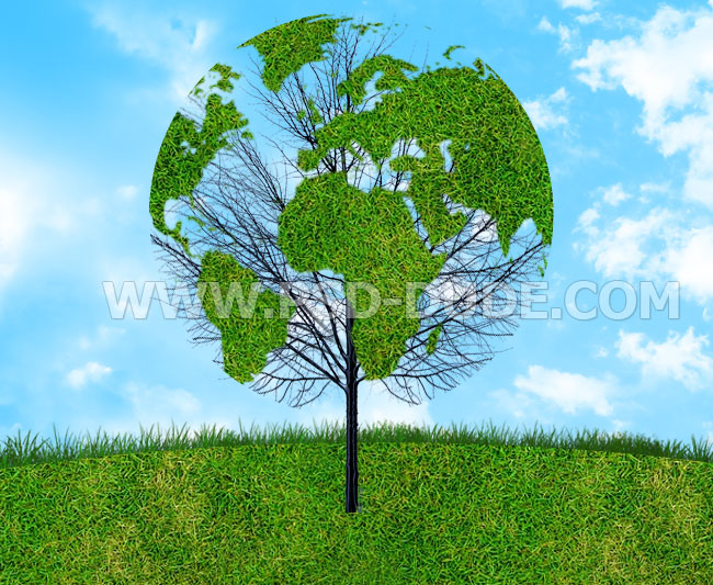 Green Earth Photoshop Tutorial