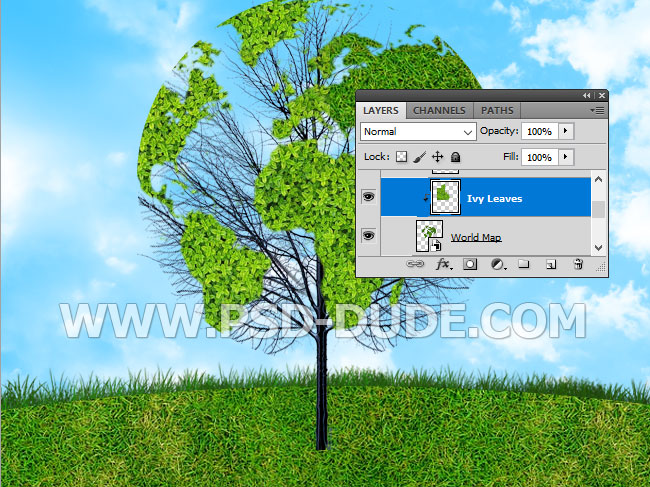 Green Earth Photoshop Tutorial