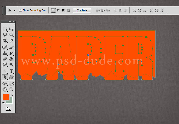 Paper Text Effect Photoshop