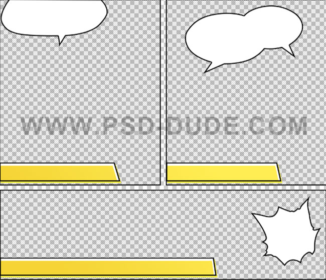 comic template photoshop download