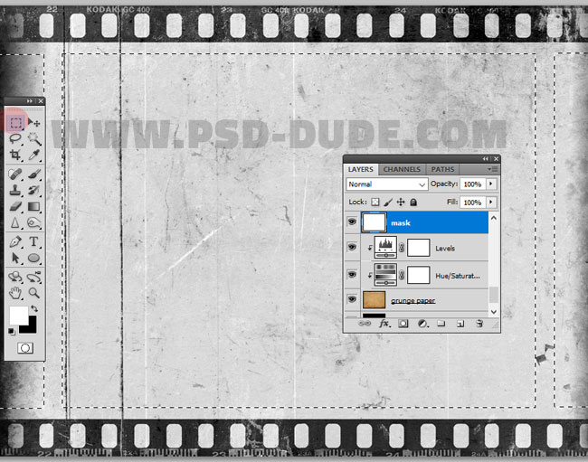 filmstrip frame for photoshop