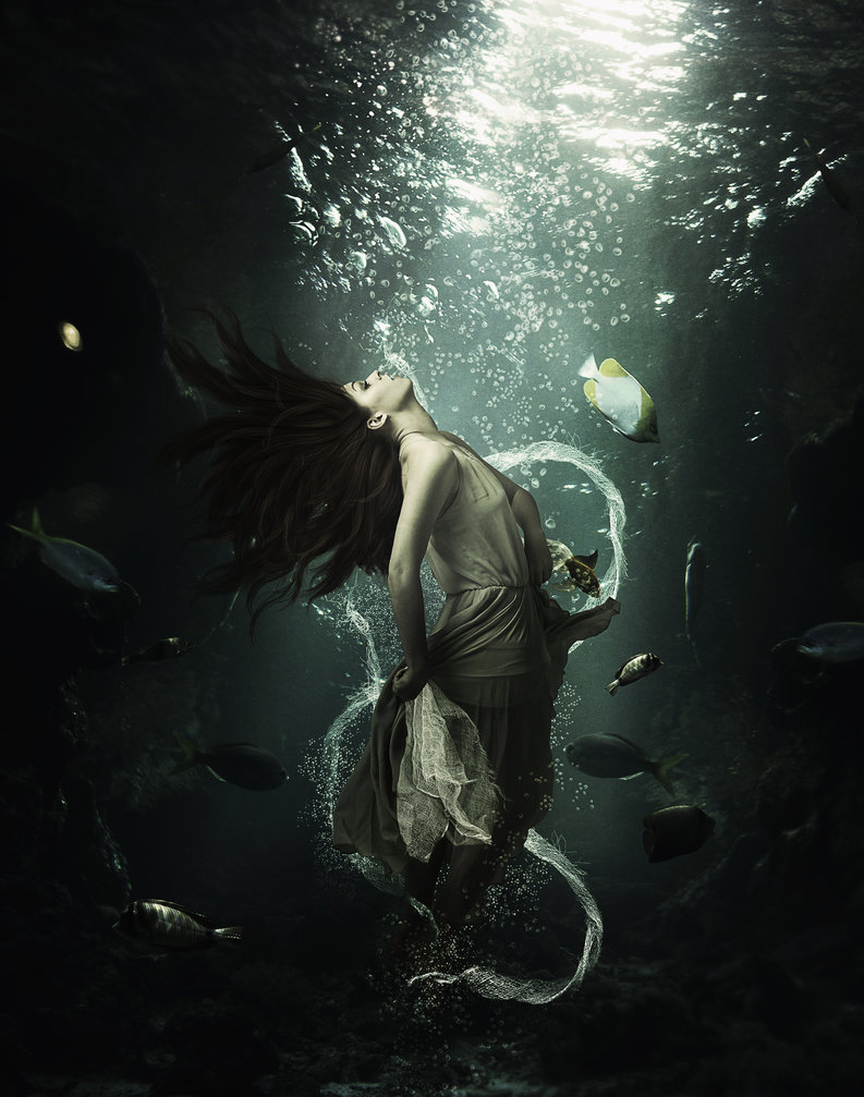 Metamorphosis of a Mermaid Photoshop Manipulation Tutorial