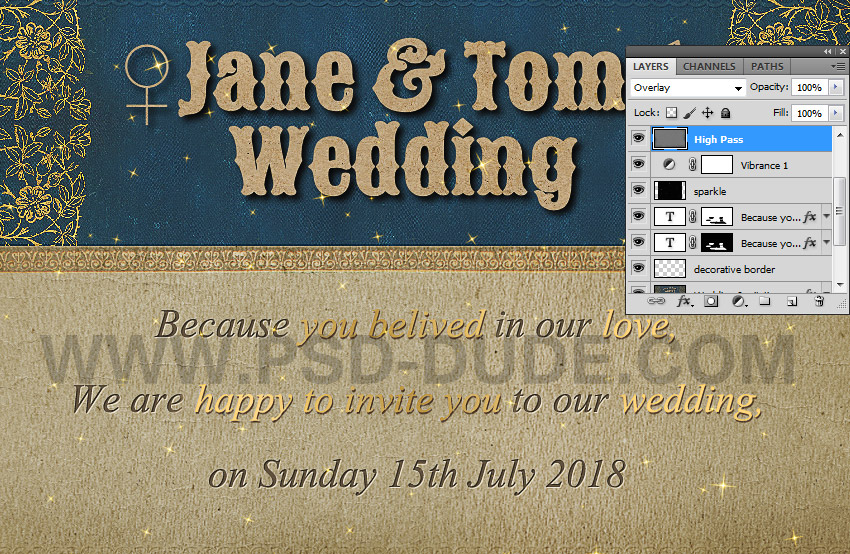 invitation templates for photoshop elements