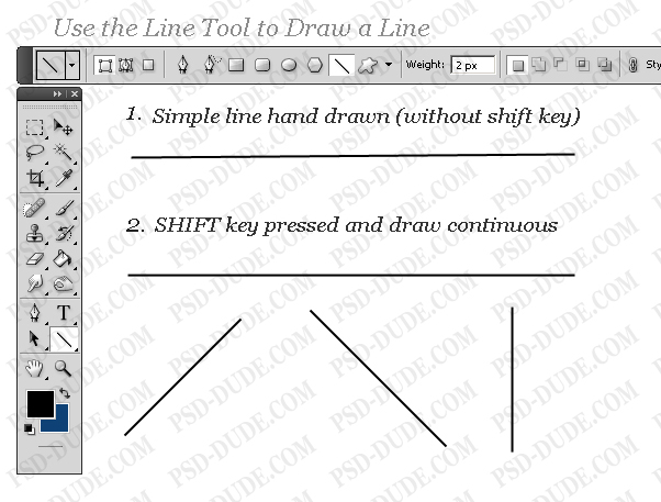 how-to-draw-a-line-photoshop-tutorial-psddude