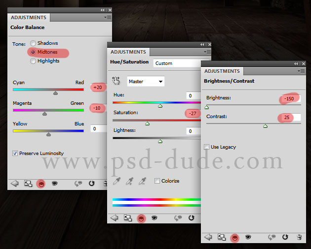 photoshop elements get rid of red overlay