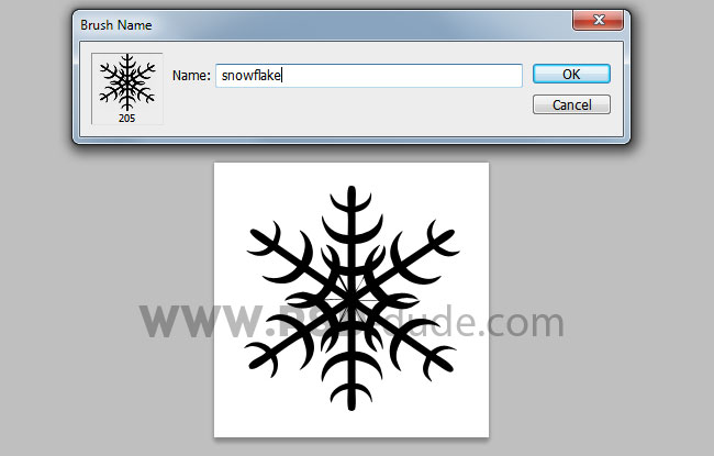 Snoflake Brush For Photoshop