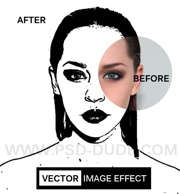 vectorize image in photoshop