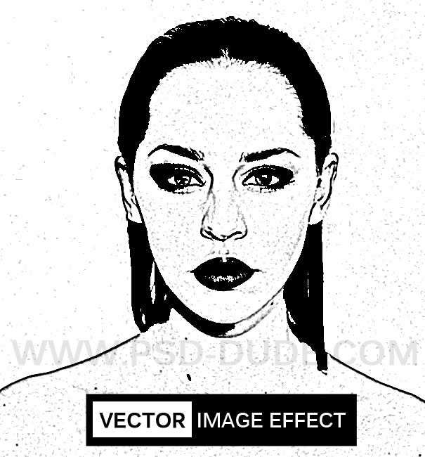 Example of vector image in Photoshop