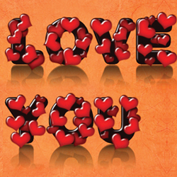 Photoshop Love Text Effect for Valentine Day psd-dude.com Tutorials